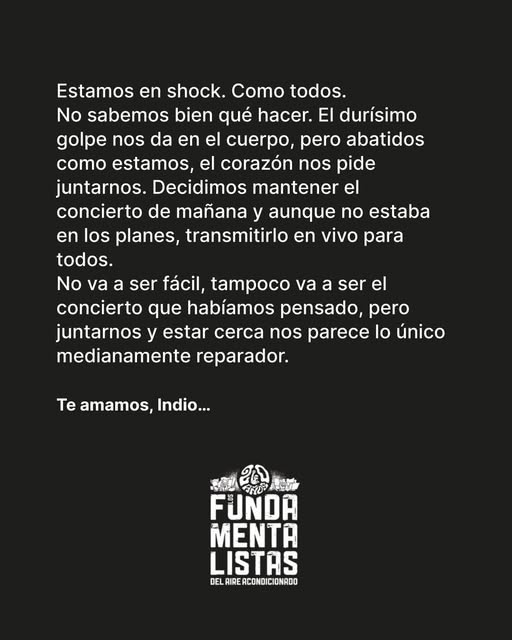Los Fundamentalistas del aire acondicionado , comunicado de prensa